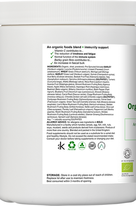 NYE Organic Green Blend 300g - Healthcare & Fitness Supplement for Optimal Wellness