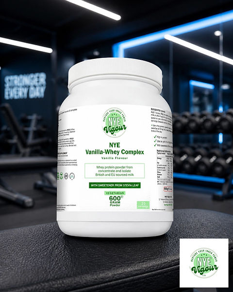 NYE Vanilla-Whey Complex Vanilla Flavour Protein for Optimal Nutrition and Taste