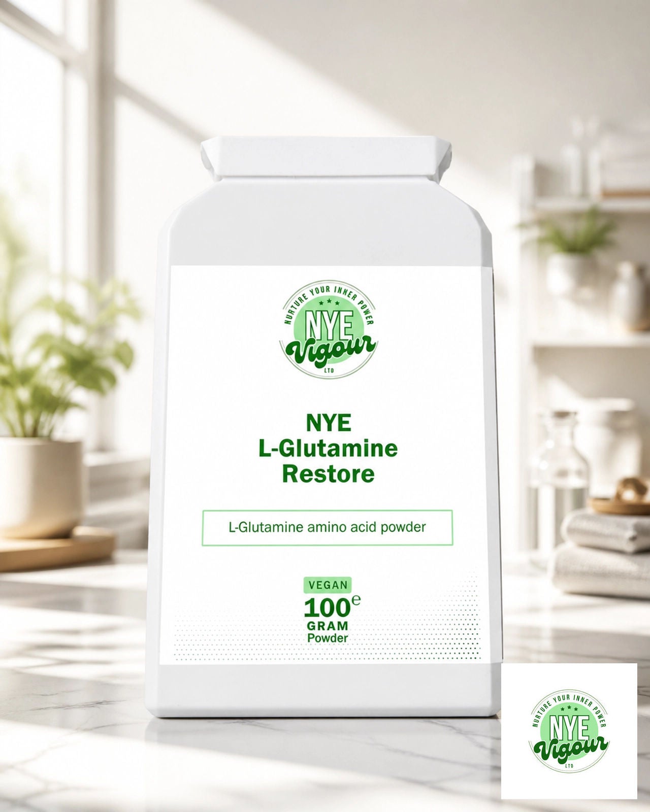 NYE L-Glutamine Restore - Essential Amino Acid Supplement for Recovery and Performance