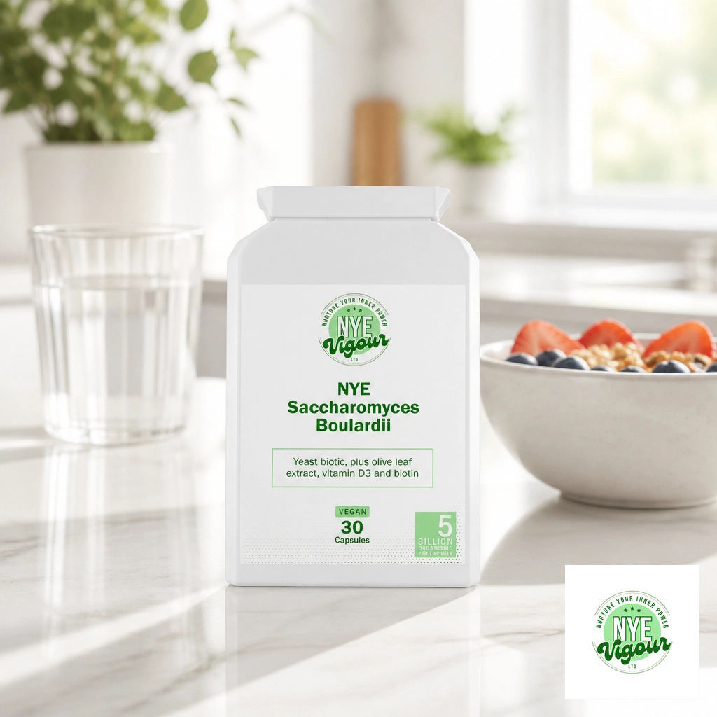 NYE Saccharomyces Boulardii - Premium Probiotic Supplement for Digestive Health Support