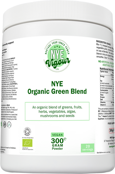 NYE Organic Green Blend 300g - Healthcare & Fitness Supplement for Optimal Wellness