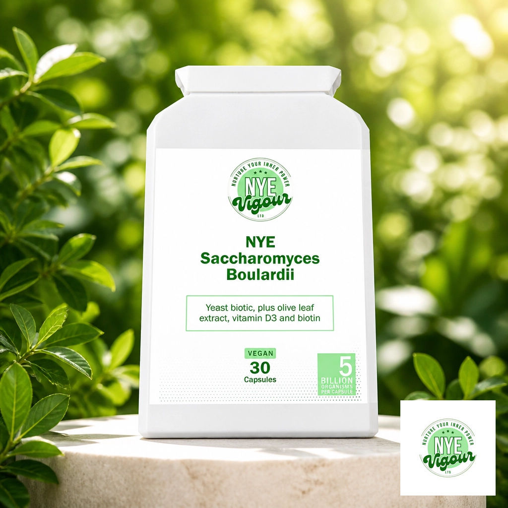 NYE Saccharomyces Boulardii - Premium Probiotic Supplement for Digestive Health Support
