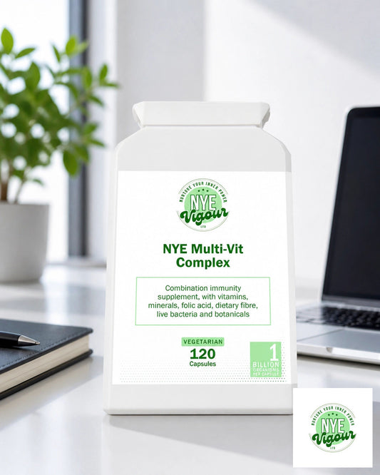 NYE Multi-Vit Complex - Essential Nutritional Supplement for Daily Health Support with Vitamins Minerals & Botanicals Vegan Capsules - Healthcare