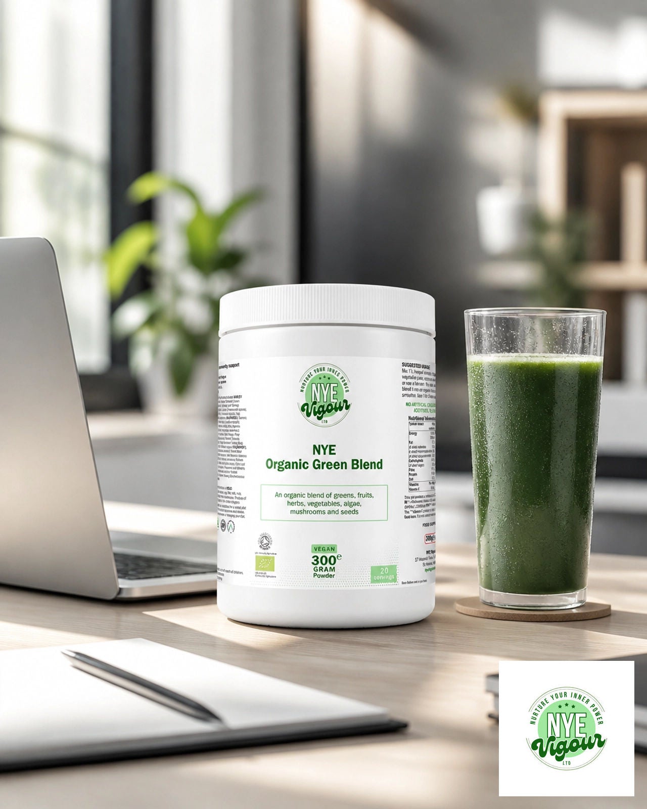 NYE Organic Green Blend 300g - Healthcare & Fitness Supplement for Optimal Wellness