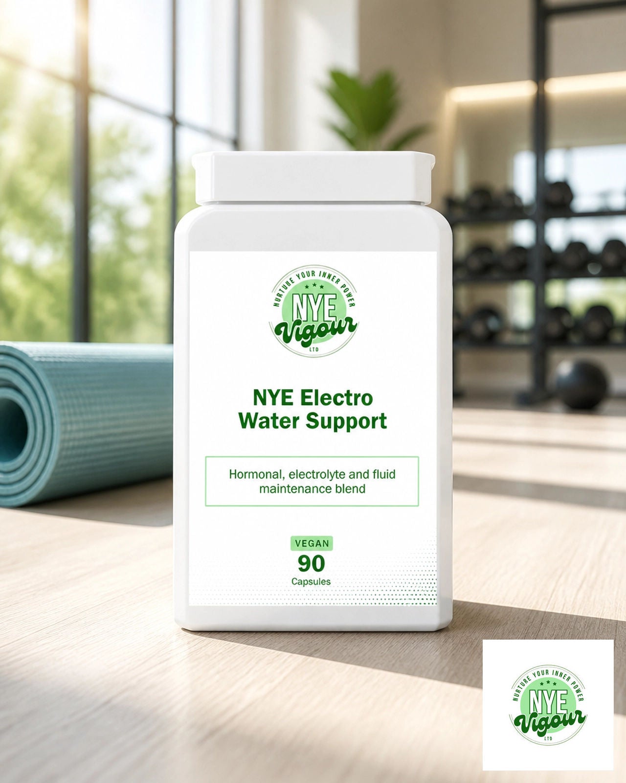 NYE Electro Water Support - Hormonal Electrolyte & Fluid Maintenance Blend with Vitamin B6 & Magnesium for Hydration & Well-being - Healthcare, Muscle